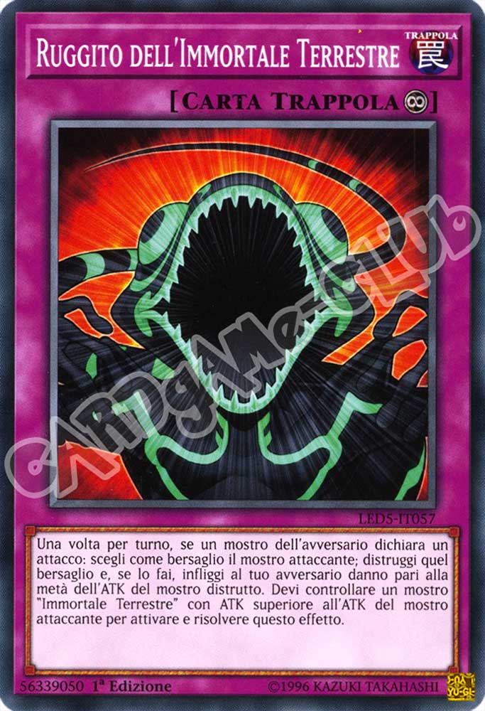 LED5-IT057 Ruggito del Terrestre comune 1a Edizione (IT)