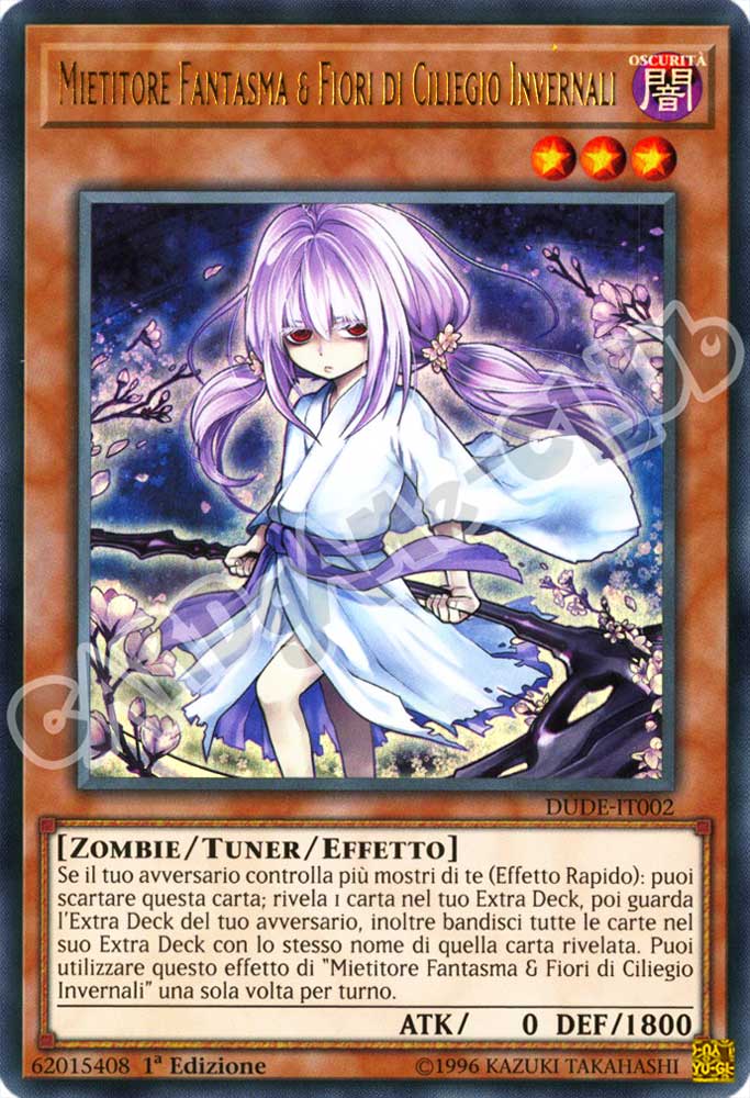 DUDE-IT002 Mietitore Fantasma & Fiori di Ciliegio Invernali ultra rara 1a Edizione (IT) -NEAR MINT-