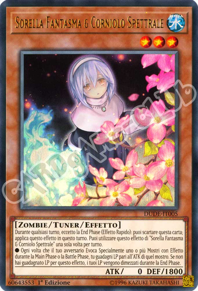 DUDE-IT005 Sorella Fantasma & Corniolo Spettrale ultra rara 1a Edizione (IT) -NEAR MINT-