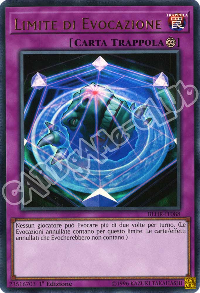 BLHR-IT088 Limite di Evocazione ultra rara 1a Edizione (IT) -NEAR MINT-