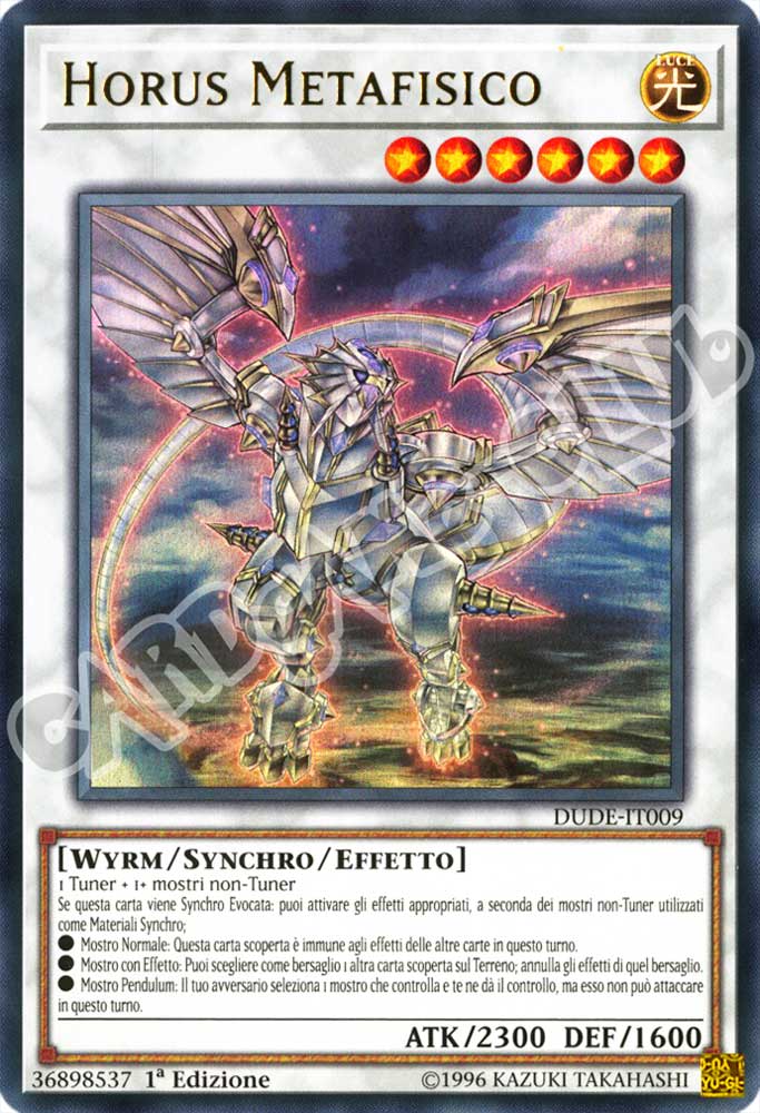 DUDE-IT009 Horus Metafisico ultra rara 1a Edizione (IT) -NEAR MINT-