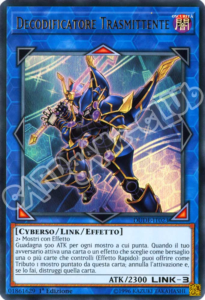 DUDE-IT023 Decodificatore Trasmittente ultra rara 1a Edizione (IT)  -GOOD-
