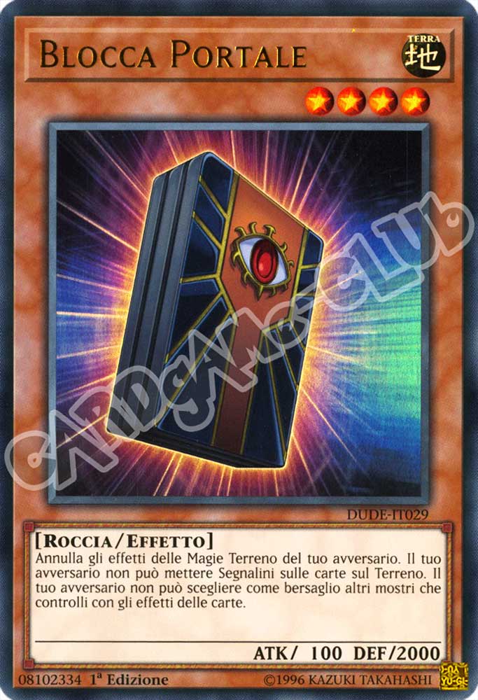 DUDE-IT029 Blocca Portale ultra rara 1a Edizione (IT) -NEAR MINT-