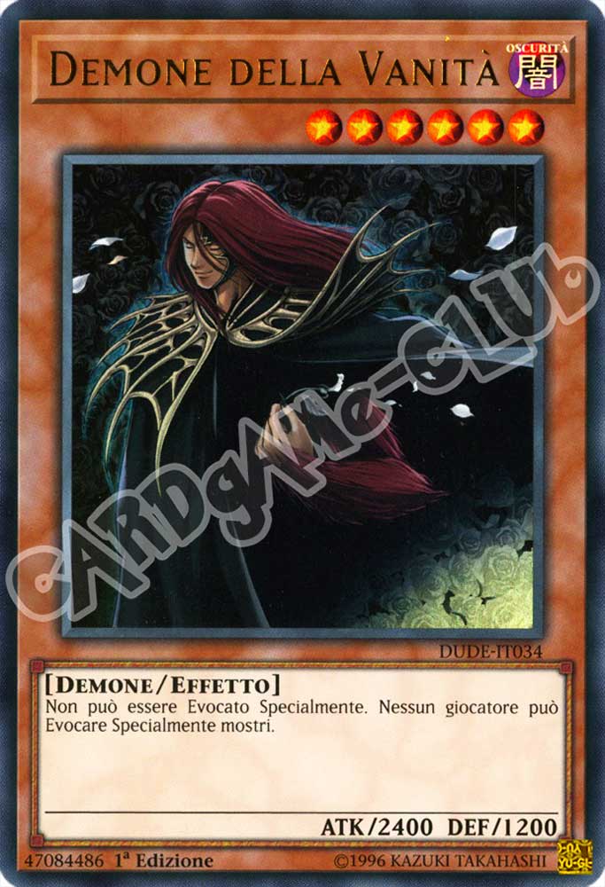 DUDE-IT034 Demone della Vanita' ultra rara 1a Edizione (IT) -NEAR MINT-