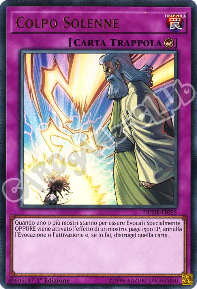 DUDE-IT055 Colpo Solenne ultra rara 1a Edizione (IT) -NEAR MINT-