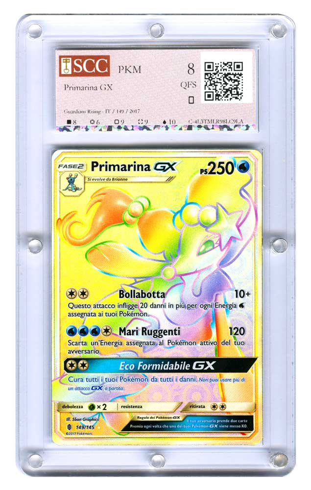149 / 145 Primarina GX rara segreta foil (IT) -GRADATA-SCC/08