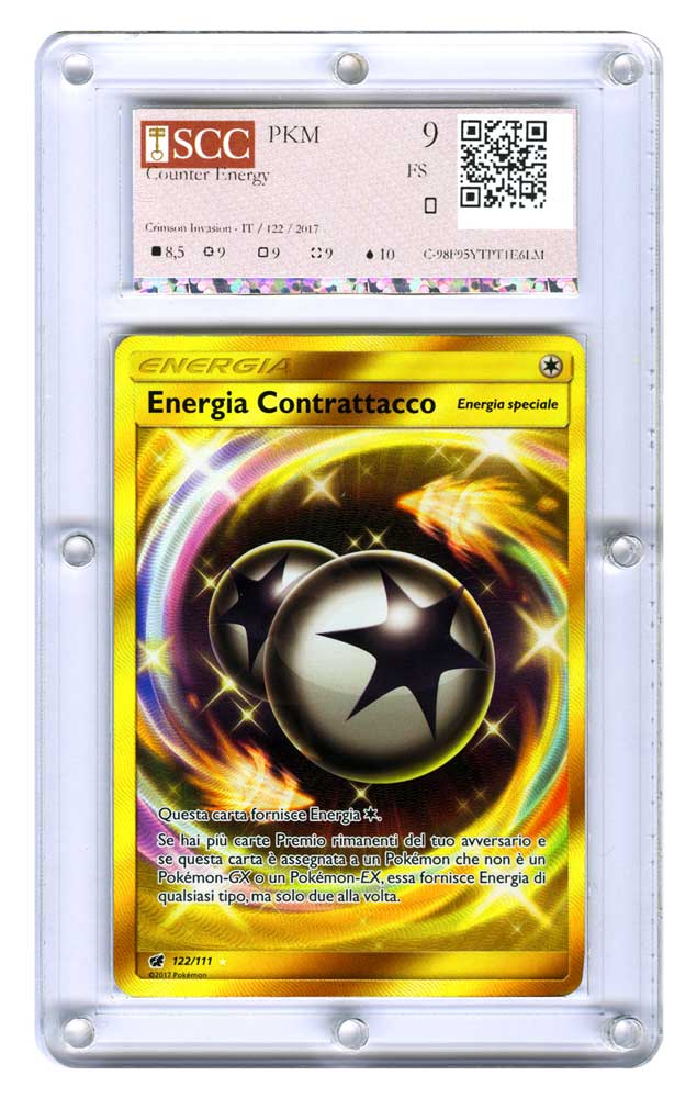 122 / 111 Energia Contrattacco rara segreta foil (IT) -GRADATA-SCC/09