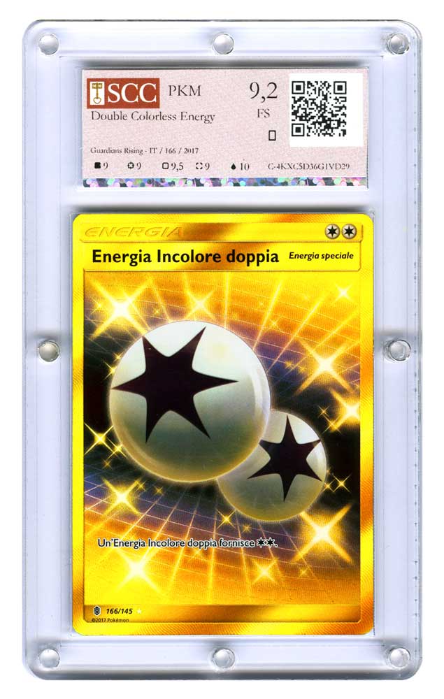 166 / 145 Energia Doppia Incolore rara segreta foil (IT) -GRADATA-SCC/09,2
