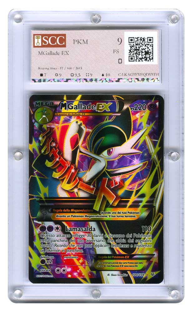 100 / 108 M Gallade EX rara segreta foil (IT) -GRADATA-SCC/09