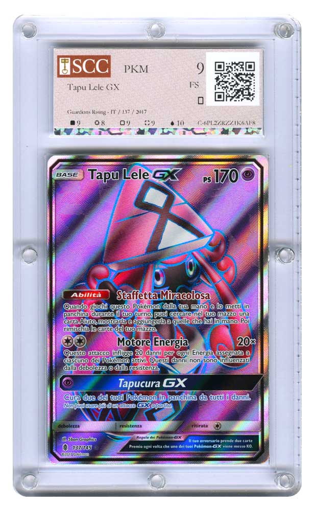 137 / 145 Tapu Lele GX rara segreta foil (IT) -GRADATA-SCC/09
