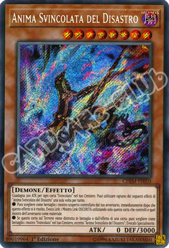 CHIM-IT010 Anima Svincolata del Disastro rara segreta 1a Edizione (IT) -NEAR MINT-