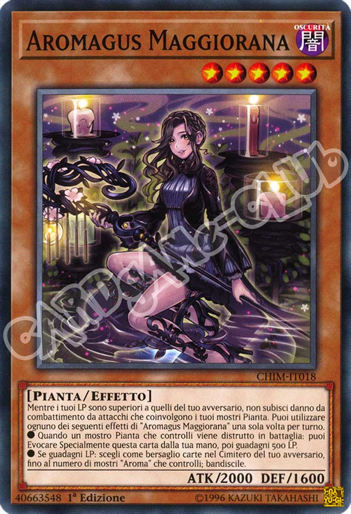 CHIM-IT018 Aromagus Maggiorana comune 1a Edizione (IT) -NEAR MINT-