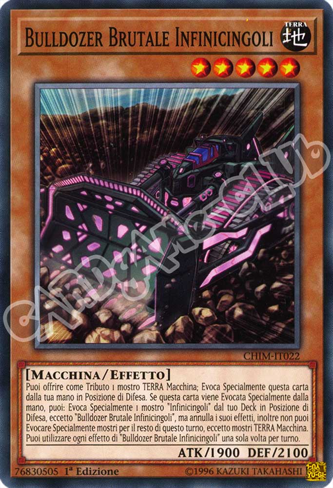 CHIM-IT022 Bulldozer Brutale Infinicingoli comune 1a Edizione (IT) -NEAR MINT-
