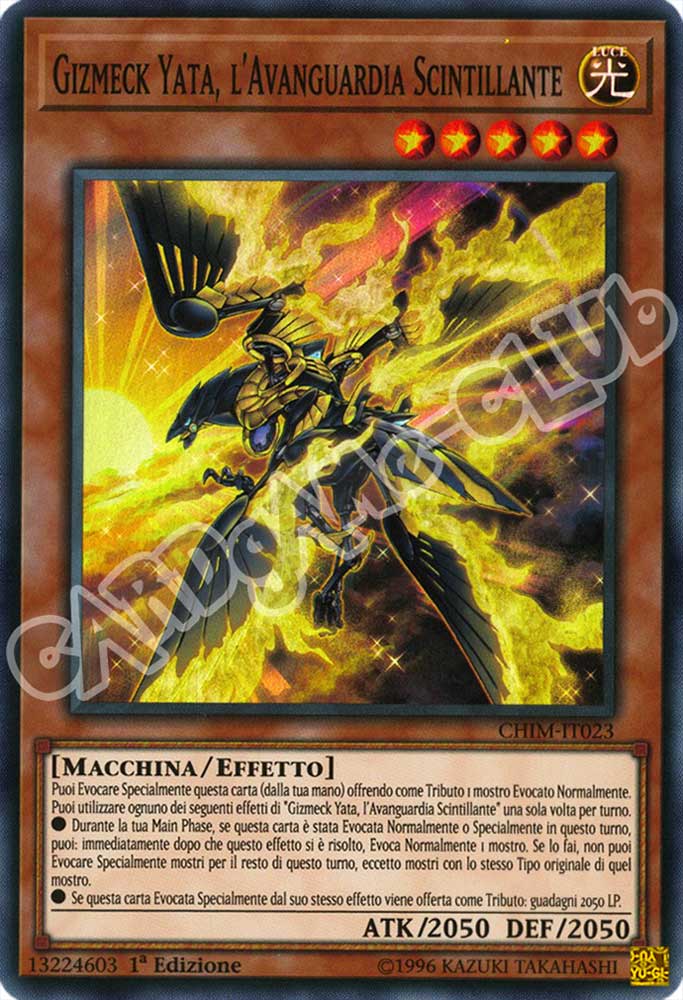 CHIM-IT023 Gizmeck Yata, l'Avanguardia Scintillante super rara 1a Edizione (IT) -NEAR MINT-