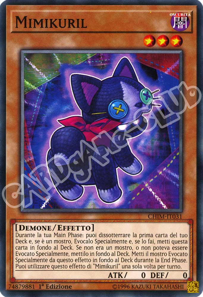 CHIM-IT031 Mimikuril comune 1a Edizione (IT) -NEAR MINT-