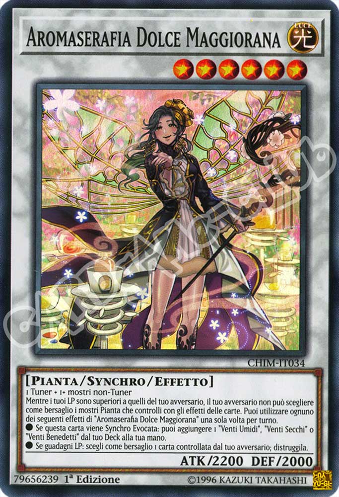 CHIM-IT034 Aromaserafia Dolce Maggiorana super rara 1a Edizione (IT) -NEAR MINT-