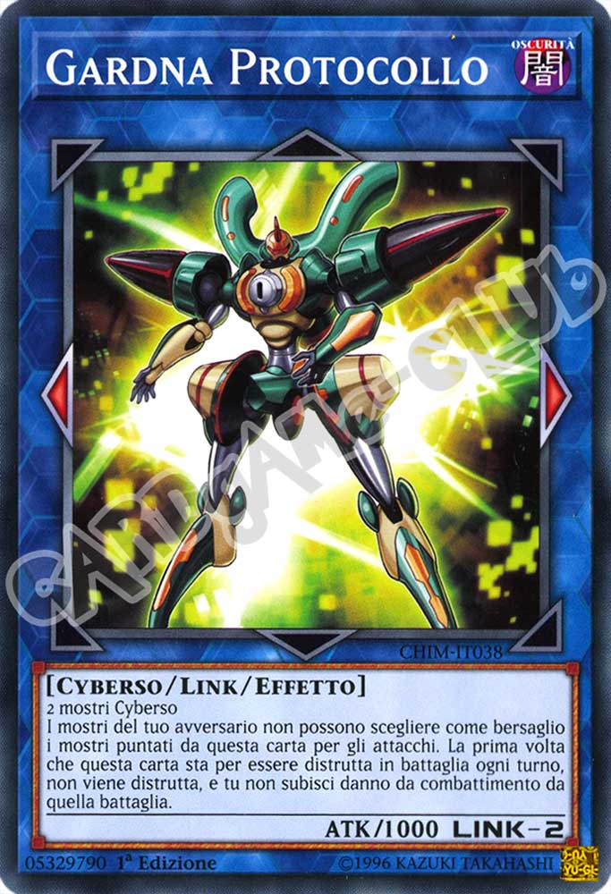 CHIM-IT038 Gardna Protocollo comune 1a Edizione (IT) -NEAR MINT-