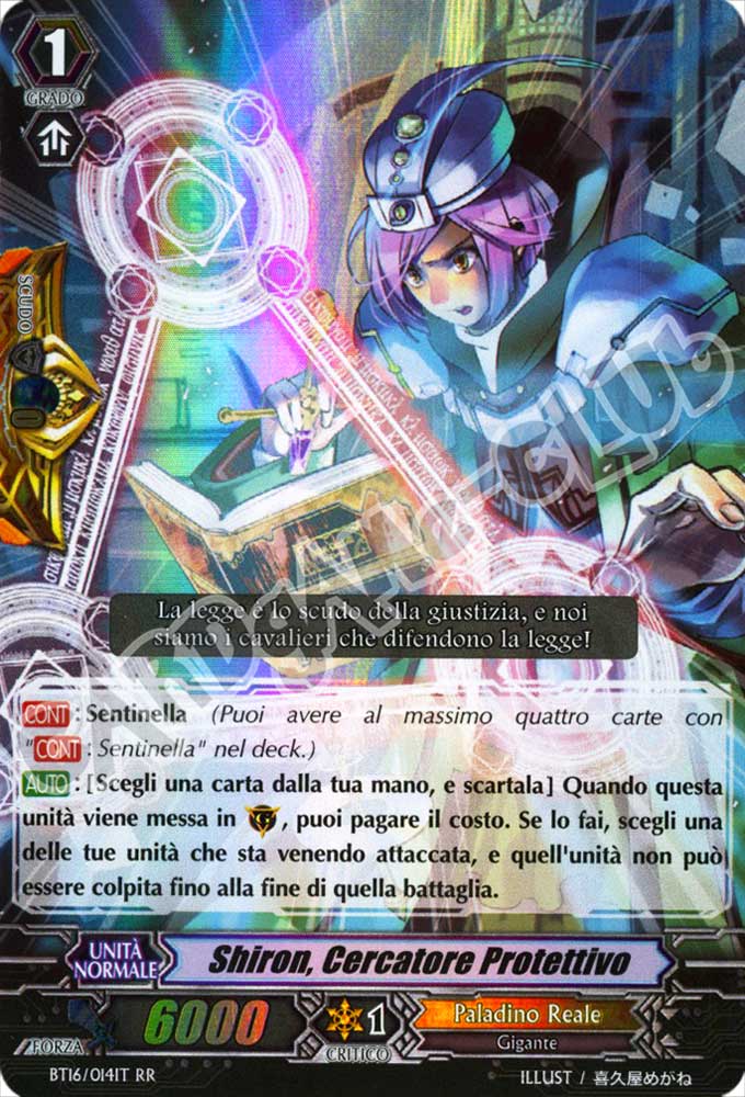 BT16-IT014 Shiron, Cercatore Protettivo doppia rara foil (IT) -NEAR MINT-