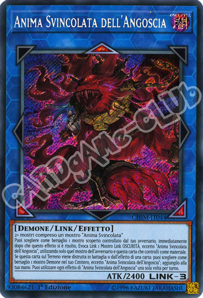 CHIM-IT044 Anima Svincolata dell'Angoscia rara segreta 1a Edizione (IT) -NEAR MINT-