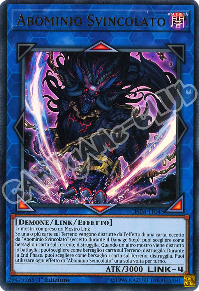 CHIM-IT045 Abominio Svincolato ultra rara 1a Edizione (IT) -NEAR MINT-