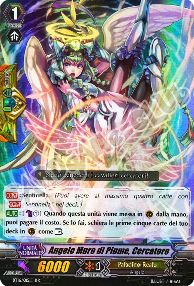 BT16-IT015 Angelo Muro di Piume, Cercatore doppia rara foil (IT) -NEAR MINT-