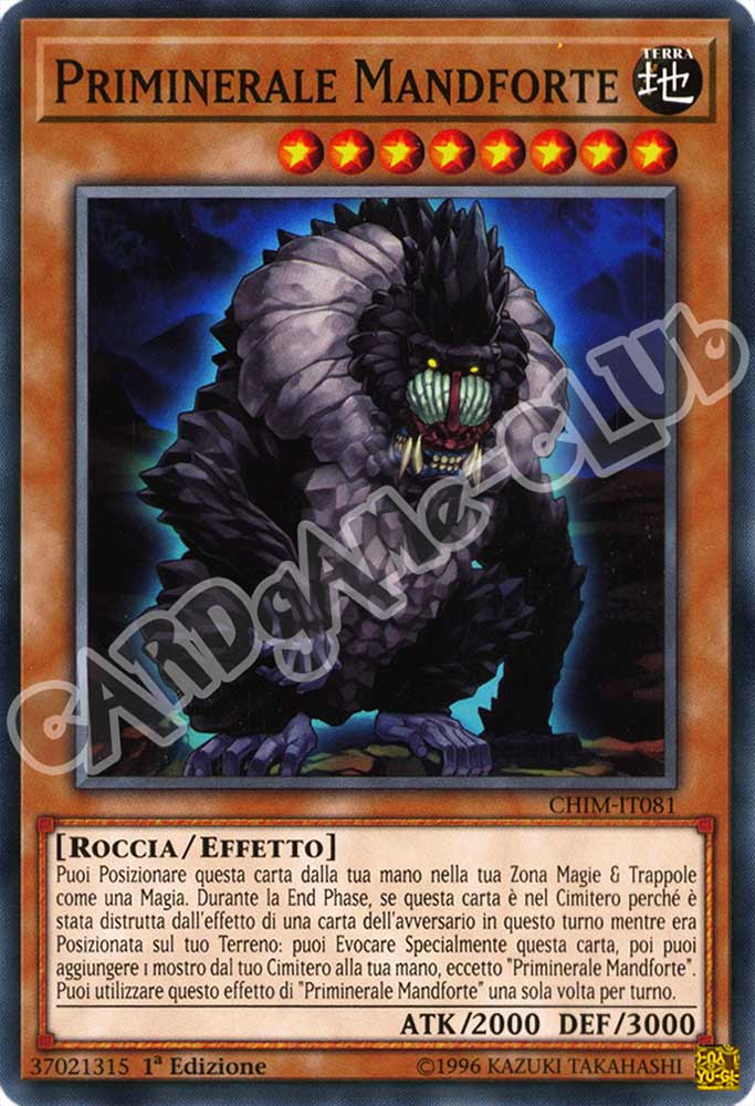 CHIM-IT081 Priminerale Mandforte comune 1a Edizione (IT) -NEAR MINT-