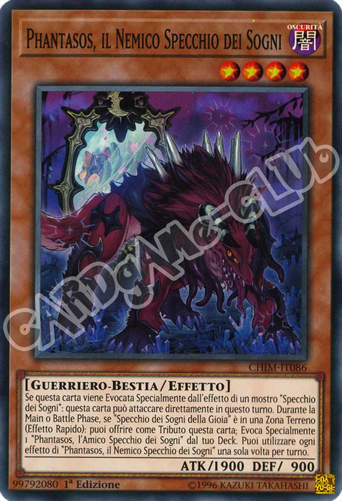 CHIM-IT086 Phantasos, il Nemico Specchio dei Sogni super rara 1a Edizione (IT) -NEAR MINT-