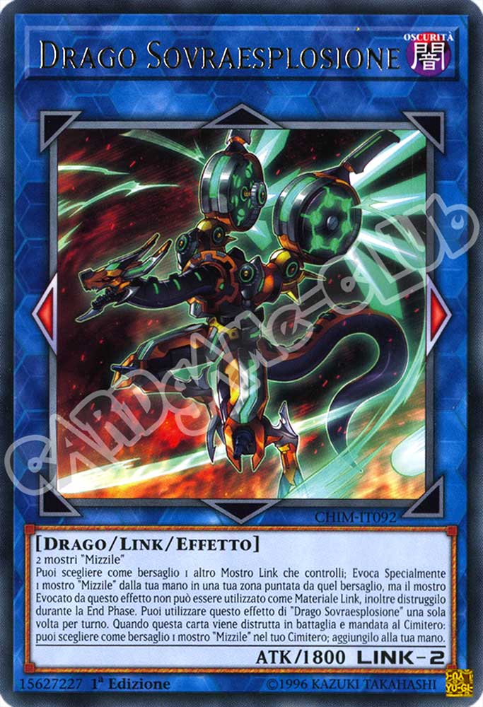 CHIM-IT092 Drago Sovraesplosione rara 1a Edizione (IT) -NEAR MINT-