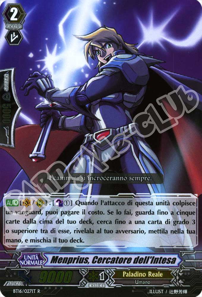 BT16-IT027 Menprius, Cercatore dell'Intesa rara foil (IT) -NEAR MINT-