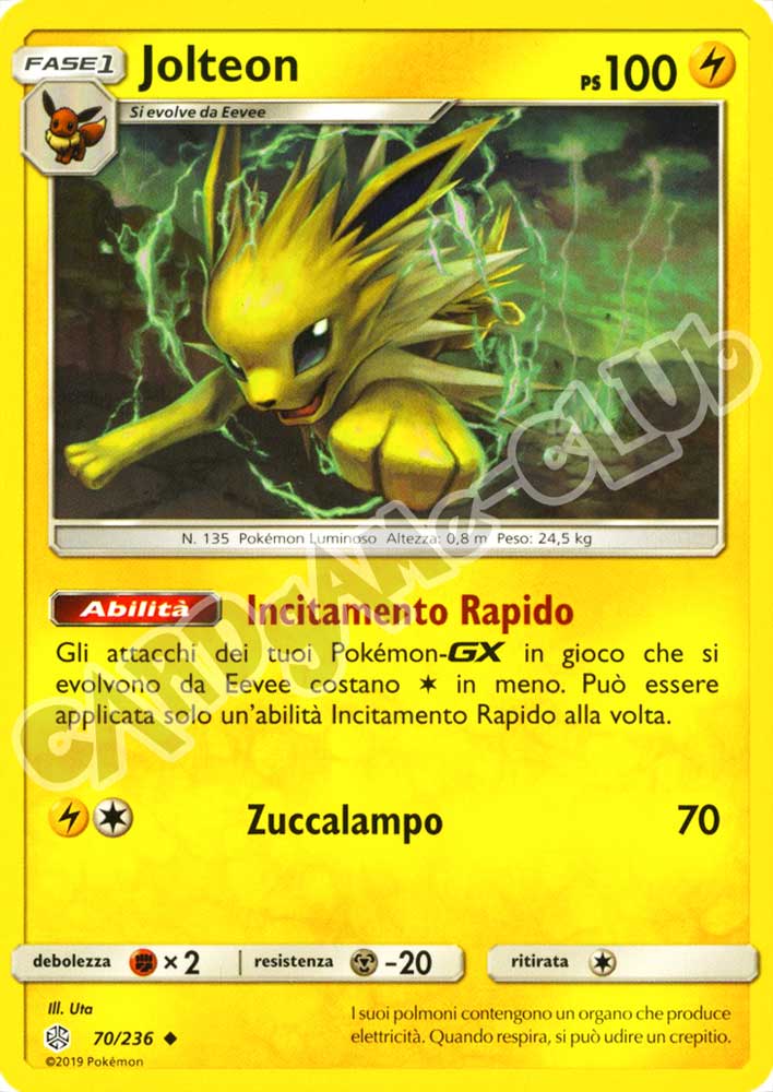 070 / 236 Jolteon non comune normale (IT) -NEAR MINT-