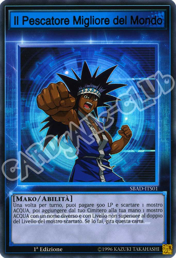 SBAD-ITS01 Il Pescatore Migliore del Mondo ultra rara 1a Edizione (IT) -NEAR MINT-