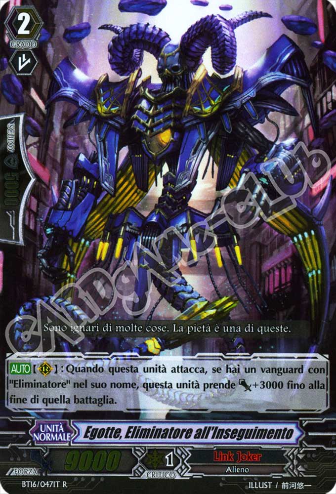 BT16-IT047 Egotte, Eliminatore all'Inseguimento rara foil (IT) -NEAR MINT-