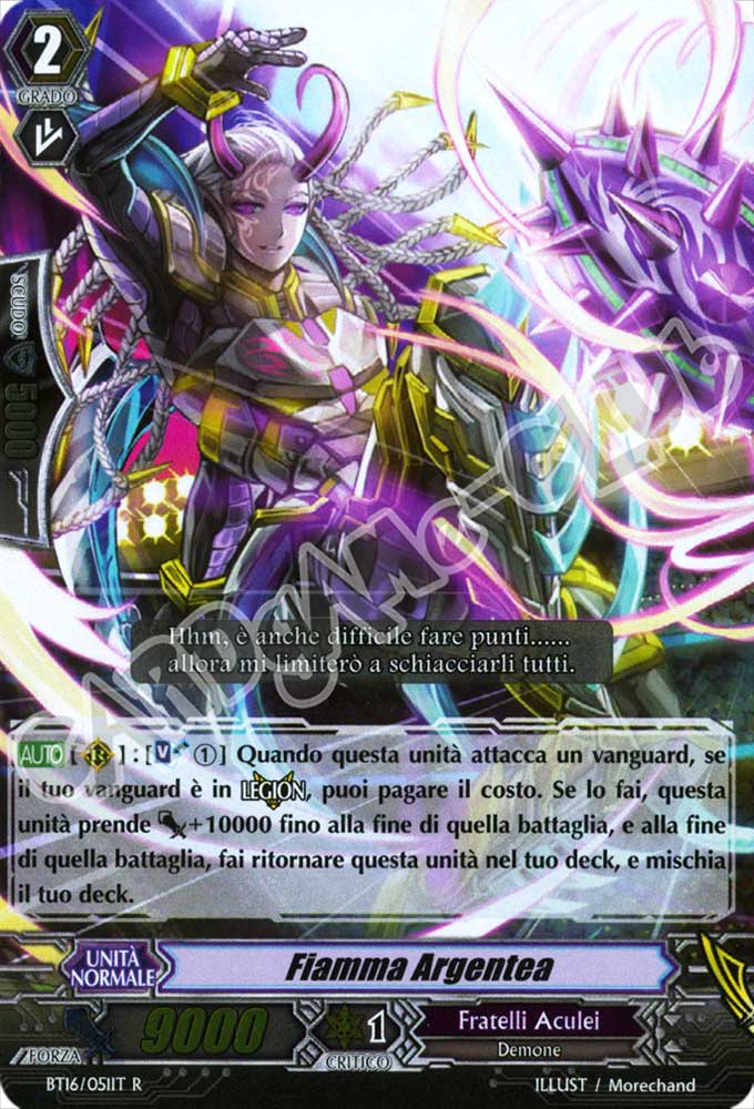 BT16-IT051 Fiamma Argentea rara foil (IT) -NEAR MINT-