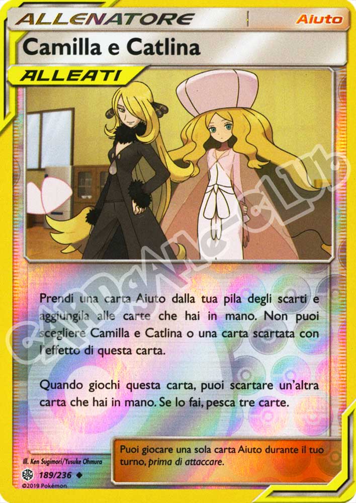 189 / 236 Camilla e Catlina non comune foil reverse (IT) -NEAR MINT-