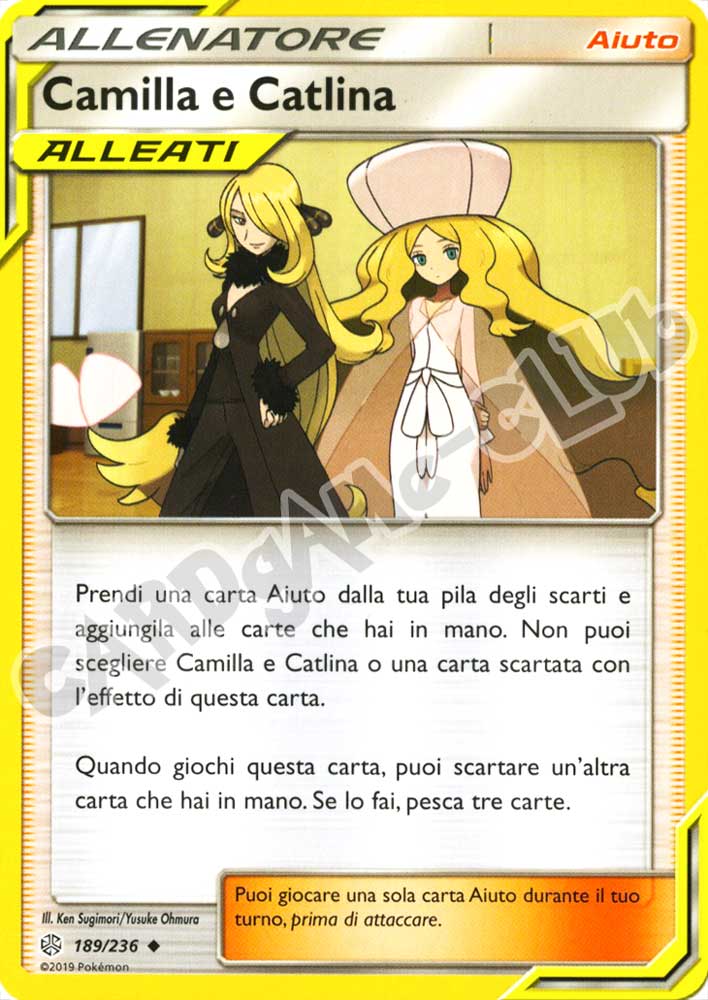 189 / 236 Camilla e Catlina non comune normale (IT) -NEAR MINT-