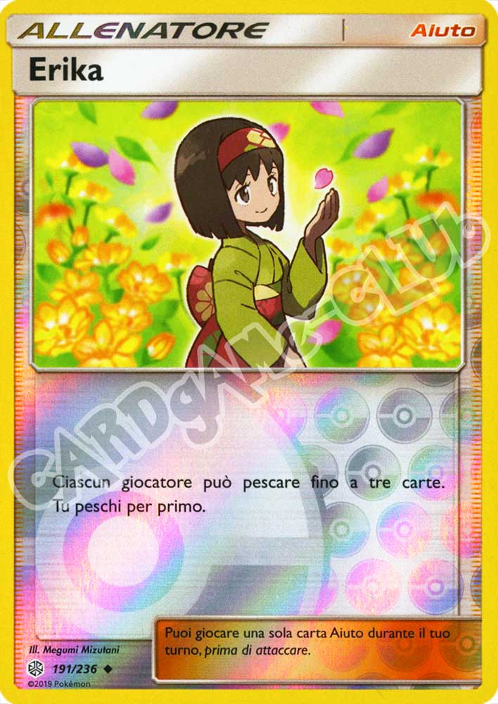 191 / 236 Erika non comune foil reverse (IT) -NEAR MINT-