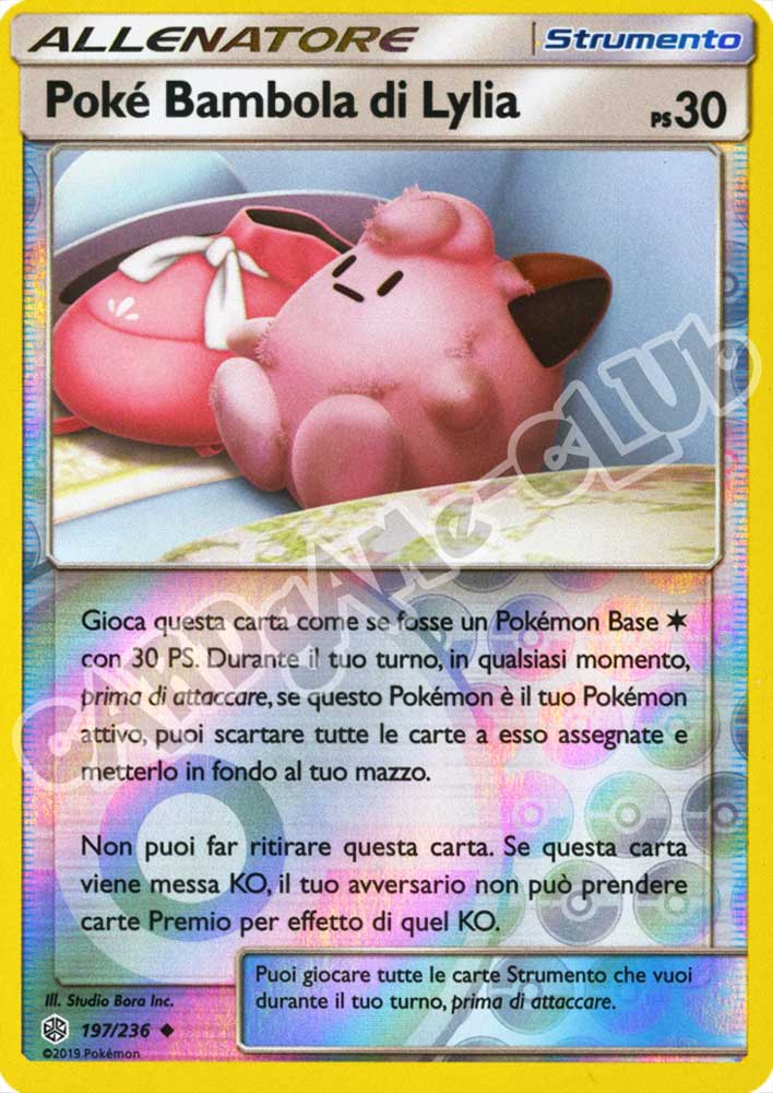 197 / 236 Poke' Bambola di Lylia non comune foil reverse (IT) -NEAR MINT-