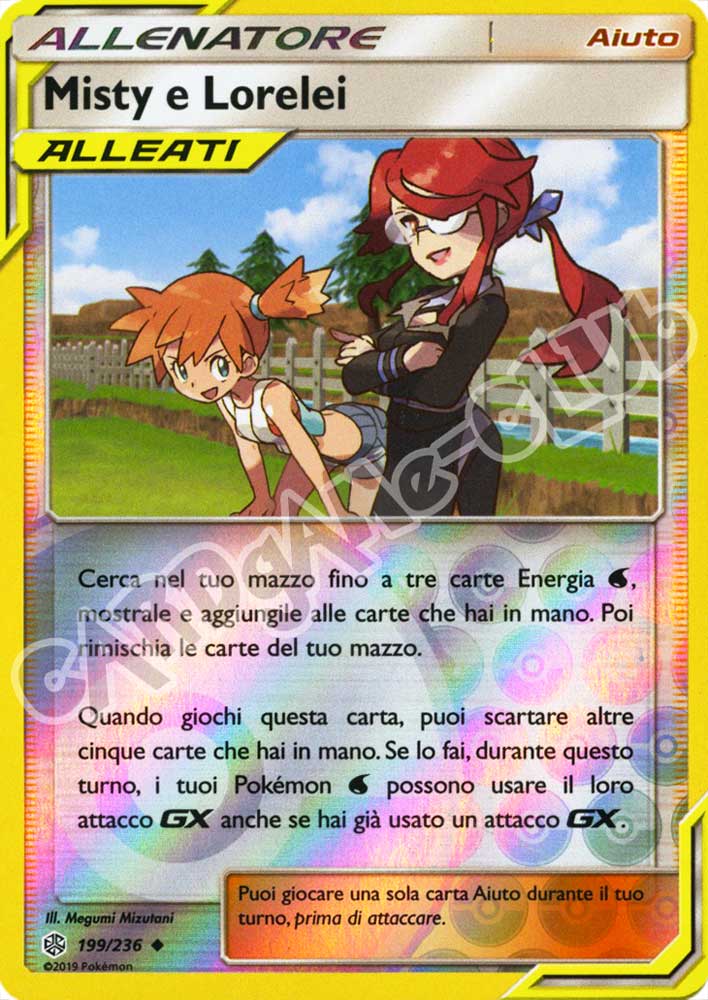 199 / 236 Misty e Lorelei non comune foil reverse (IT) -NEAR MINT-