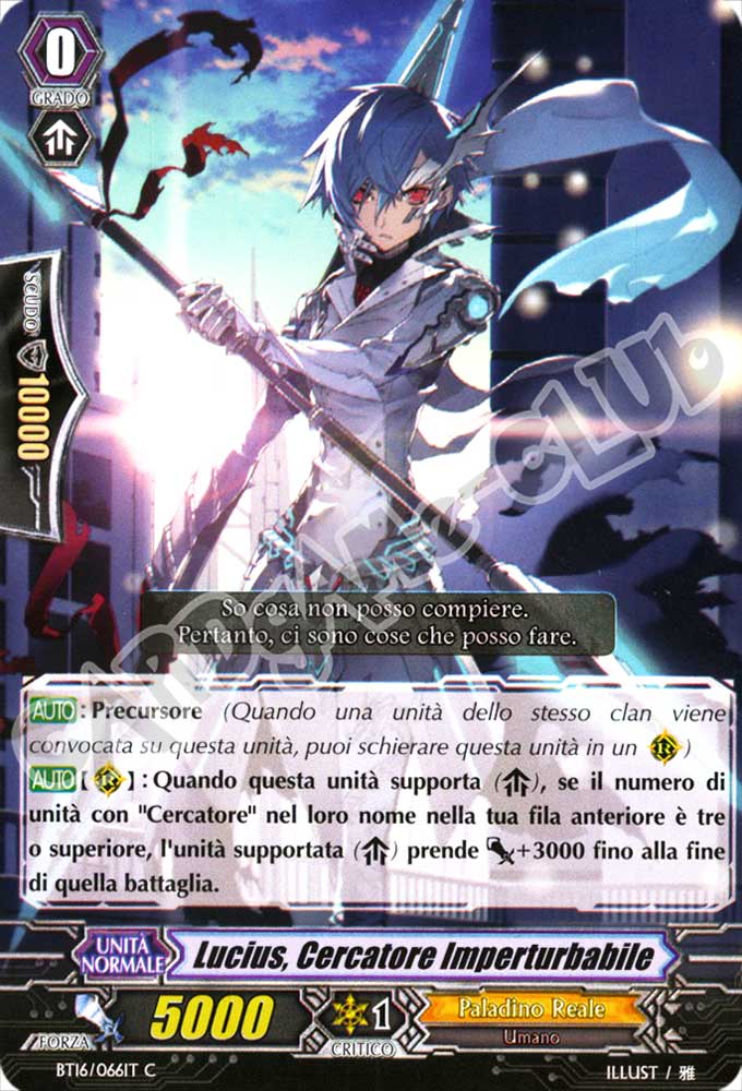 BT16-IT066 Lucius, Cercatore Imperturbabile comune normale (IT) -NEAR MINT-