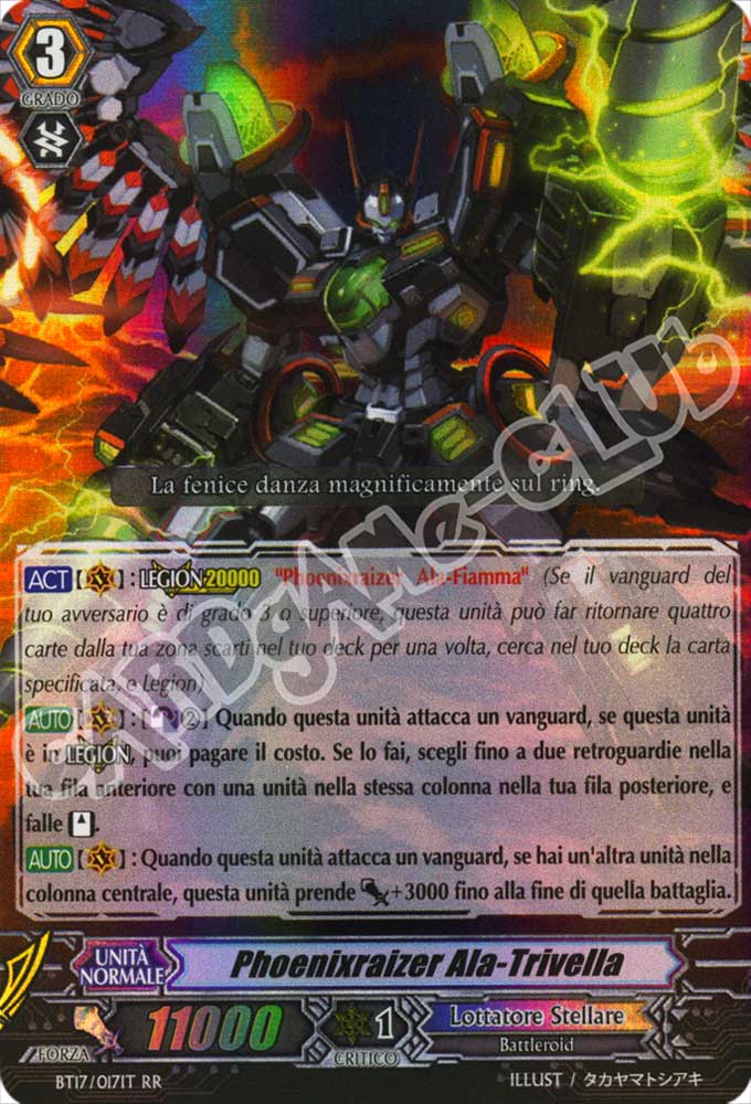 BT17-IT017 Phoenixraizer Ala-Trivella doppia rara foil (IT) -NEAR MINT-