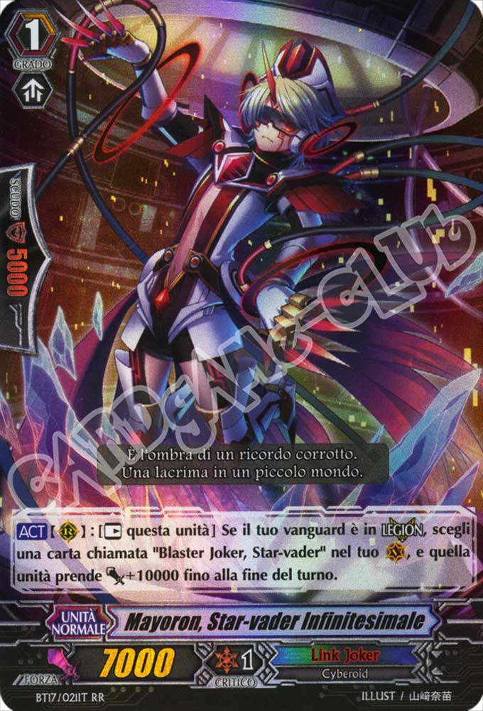 BT17-IT021 Mayoron, Star-vader Infinitesimale doppia rara foil (IT) -NEAR MINT-
