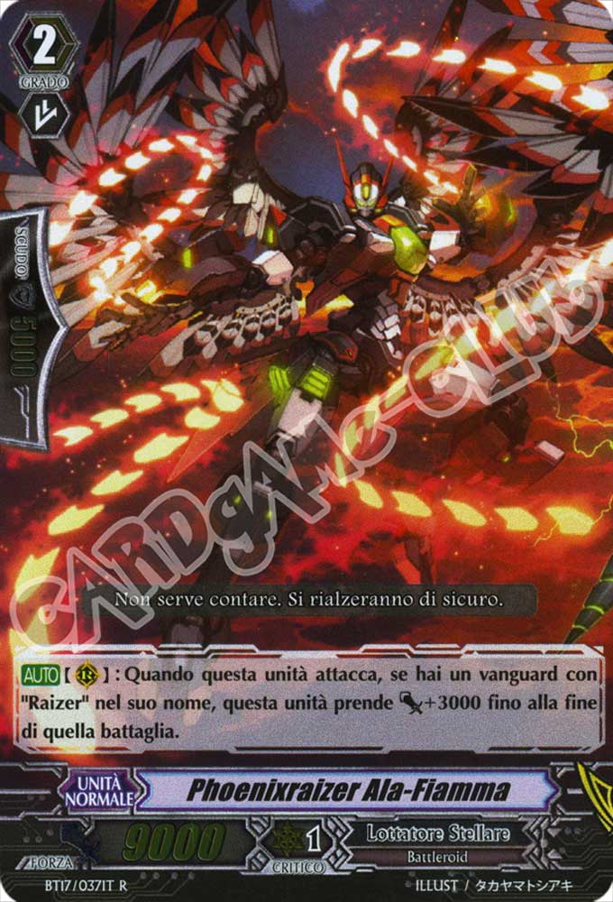 BT17-IT037 Phoenixraizer Ala-Fiamma rara foil (IT) -NEAR MINT-