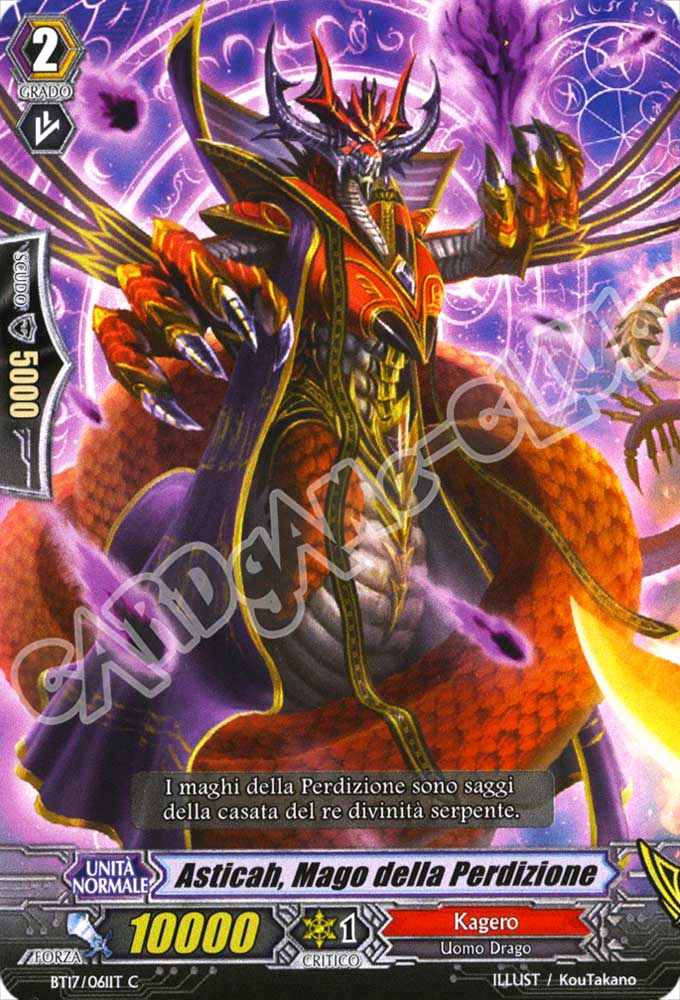 BT17-IT061 Asticah, Mago della Perdizione comune normale (IT) -NEAR MINT-