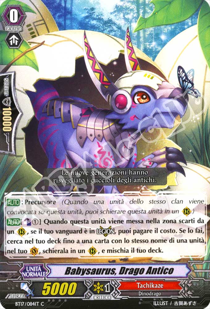 BT17-IT084 Babysaurus, Drago Antico comune normale (IT) -NEAR MINT-