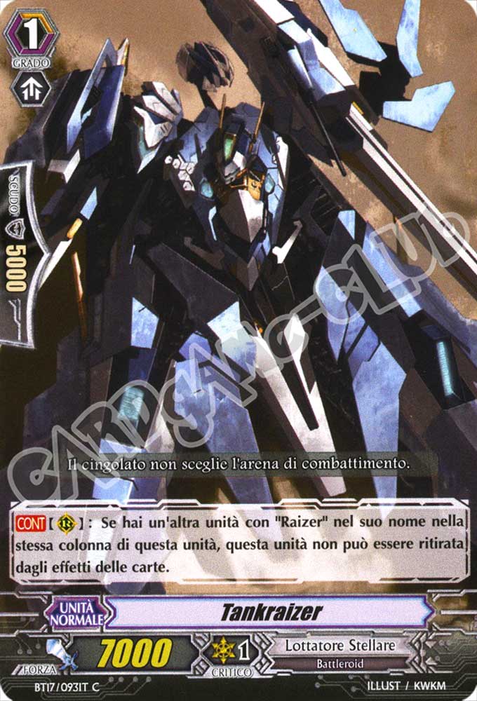 BT17-IT093 Trankraizer comune normale (IT) -NEAR MINT-