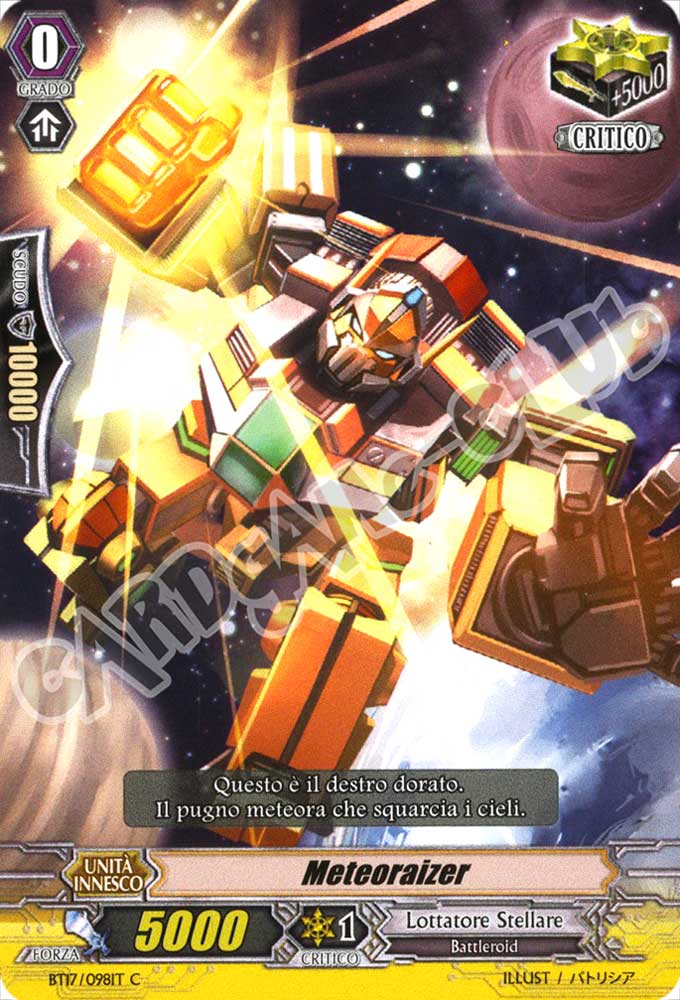 BT17-IT098 Meteoraizer comune normale (IT) -NEAR MINT-