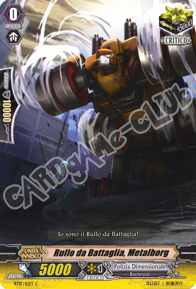 BT17-IT112 Rullo da Battaglia, Metalborg comune normale (IT) -NEAR MINT-