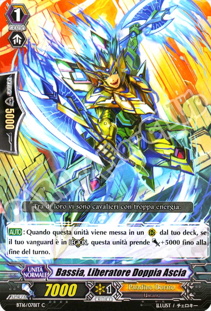 BT16-IT078 Bassia, Liberatore doppia Ascia comune normale (IT) -NEAR MINT-