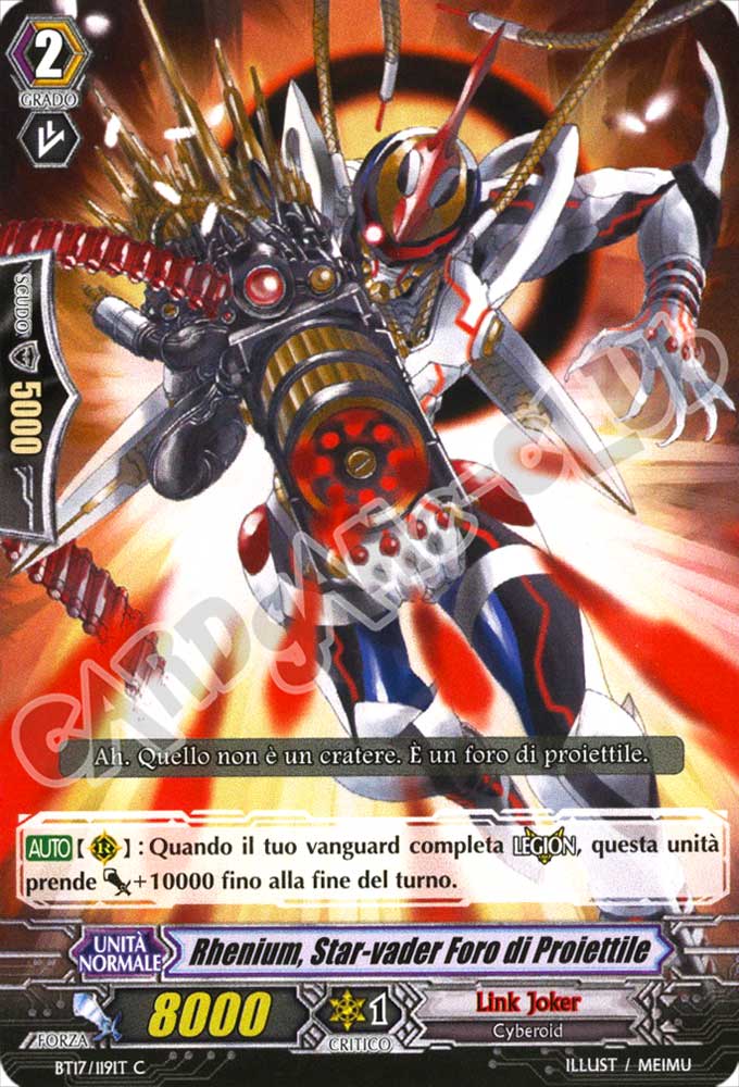 BT17-IT119 Rhenium, Star-vader Foro di Proiettile comune normale (IT) -NEAR MINT-