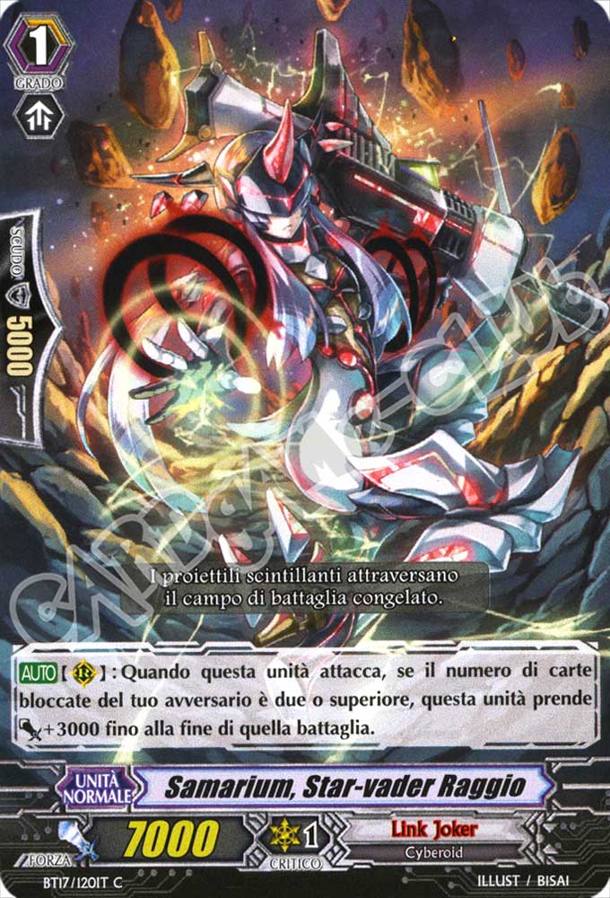 BT17-IT120 Samarium, Star-vader Raggio comune normale (IT) -NEAR MINT-